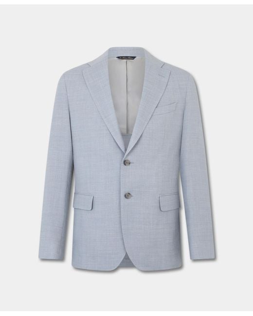 Brooks Brothers Blue Basket Weave Blazer for men