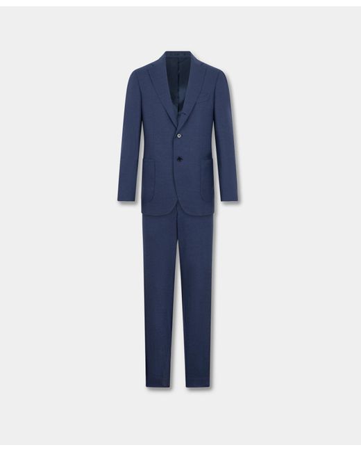 Brooks Brothers Blue Wool Travel Suit for men