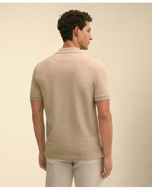 Brooks Brothers Natural Golden Fleece Washed Supima Cotton Polo for men