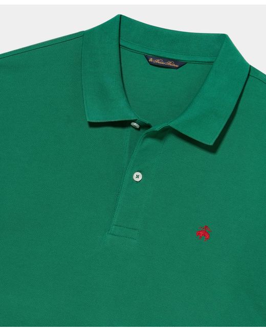 Brooks Brothers Polo Aus Baumwoll-Piqué in Green für Herren