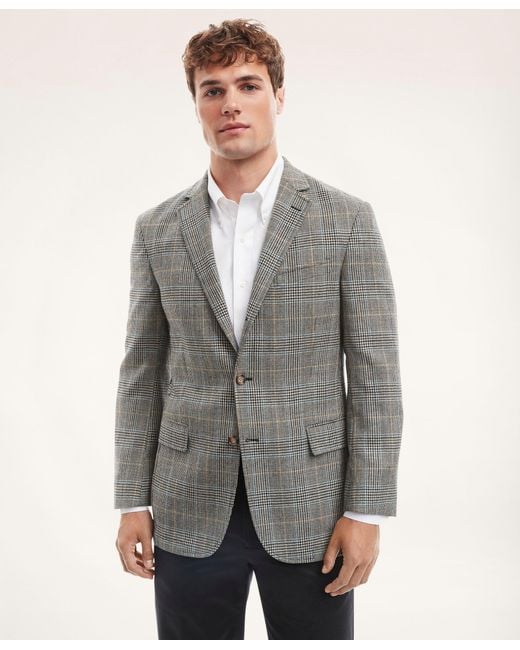 Brooks Brothers Madison Relaxed-fit Lambswool Multi-plaid Sport Coat in ...