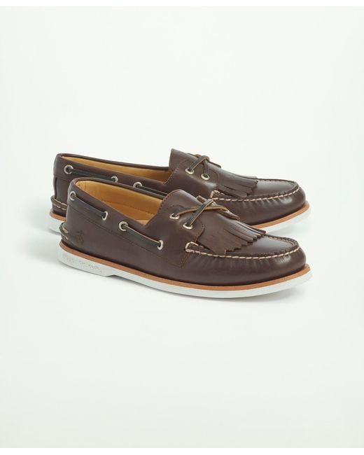 Brooks Brothers Sperry X A/o 2eye Kiltie Shoes in Brown for Men Lyst