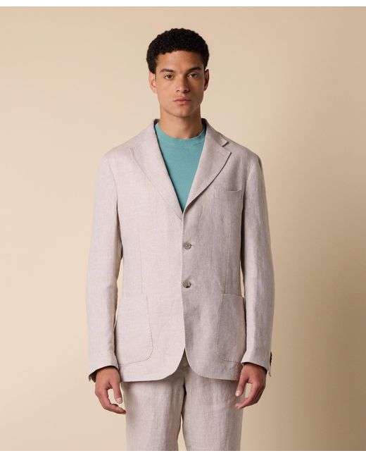 Brooks Brothers Multicolor Plain Linen Blazer for men