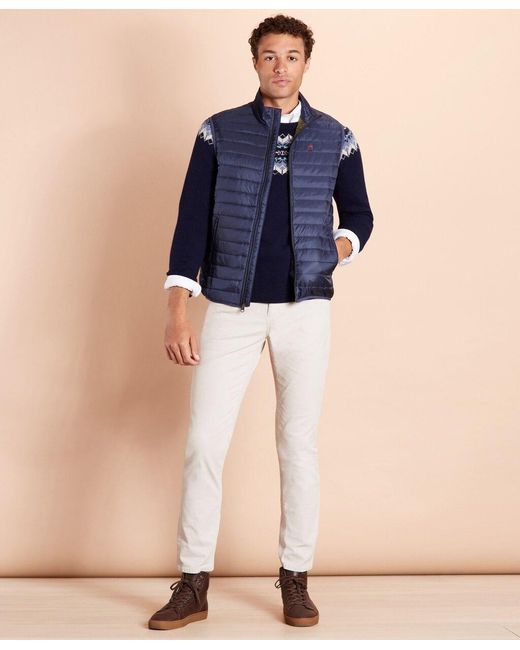 brooks brothers puffer vest