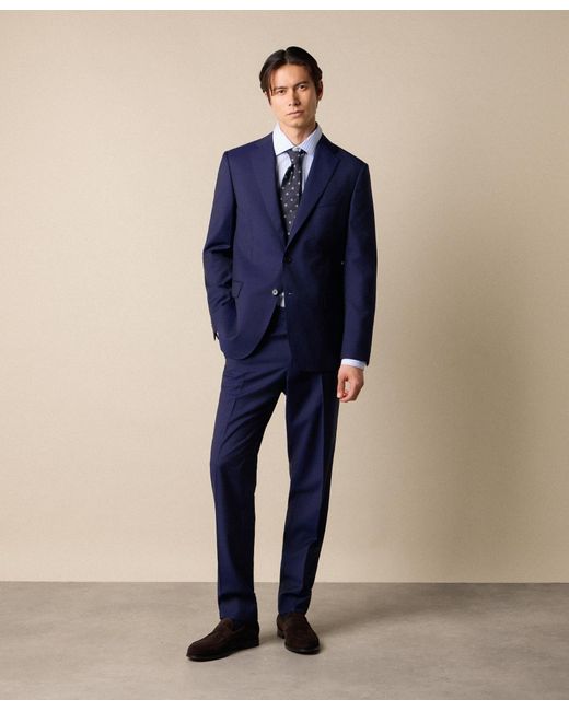 Brooks Brothers Blue Virgin Wool Blazer for men