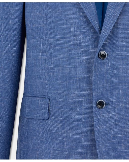 Brooks Brothers Blue Basket Weave Blazer for men
