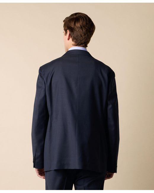 Brooks Brothers Blue Virgin Wool Blend Comfort Blazer for men