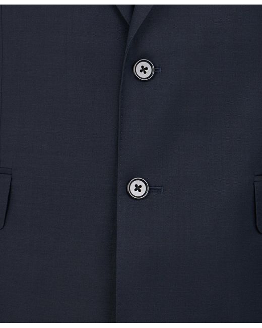 Brooks Brothers Blue Virgin Wool Blend Comfort Blazer for men