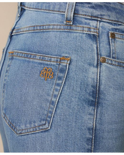Brooks Brothers Blue Flared Denim Pants