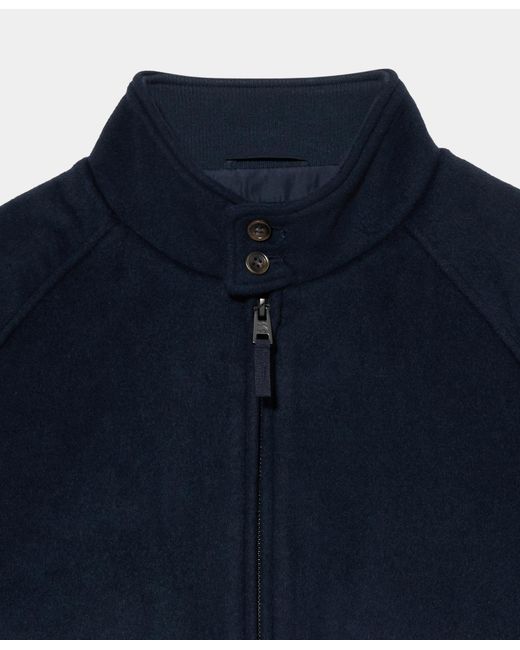 Brooks Brothers Blue Wool Harrington Jacket for men