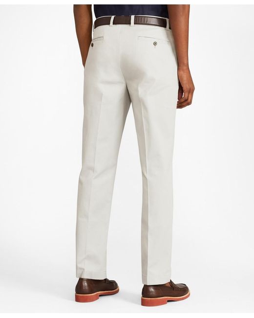 Brooks Brothers Extra Slim Fit Supima Cotton Stretch Chinos in Light ...