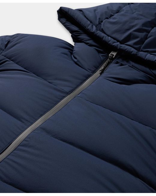 Hooded Down Jacket di Brooks Brothers in Blue da Uomo