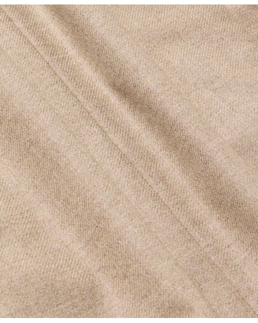 Brooks Brothers Natural Plain Twill Wool-Cashmere Blazer for men