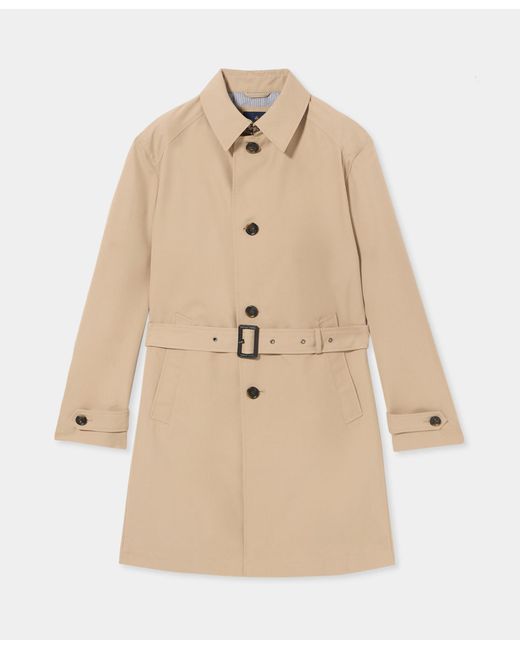 Brooks Brothers Natural Water Repellent Gabardine Trench Coat for men