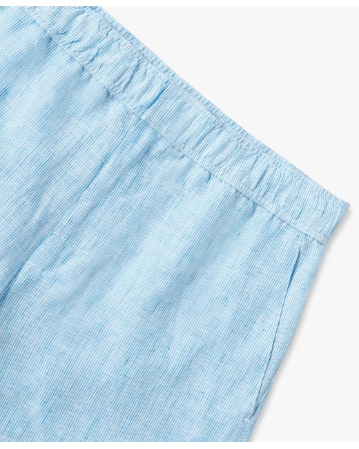 Brooks Brothers Türkisfarbene Leinen-shorts in Blue für Herren