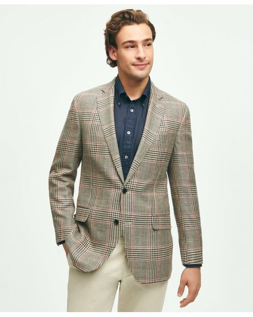 Brooks Brothers Regent Classicfit Woolsilklinen Hopsack Sport Coat