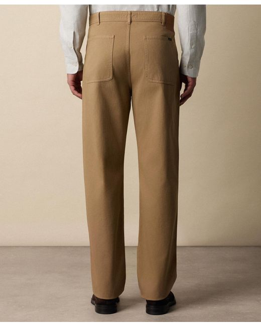 Brooks Brothers Natural Stretch Cotton Gabardine 5-Pocket Pant for men