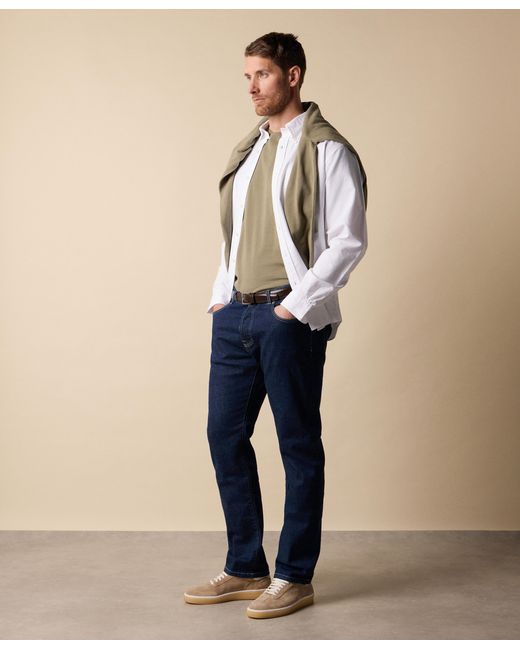 Brooks Brothers Green Makò Cotton T-Shirt for men