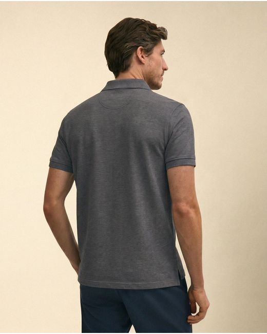 Brooks Brothers Gray Golden Fleece Supima Cotton Polo for men