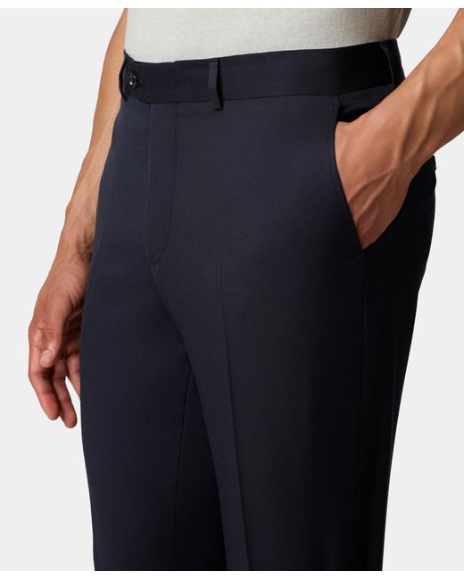 Pantalón De Lana Virgen Brooks Brothers de hombre de color Blue