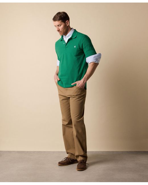Brooks Brothers Polo Aus Baumwoll-Piqué in Green für Herren