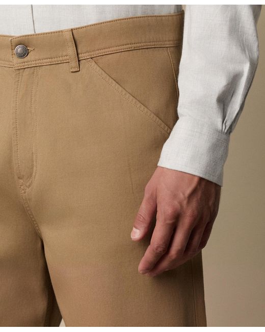 Brooks Brothers Natural Stretch Cotton Gabardine 5-Pocket Pant for men