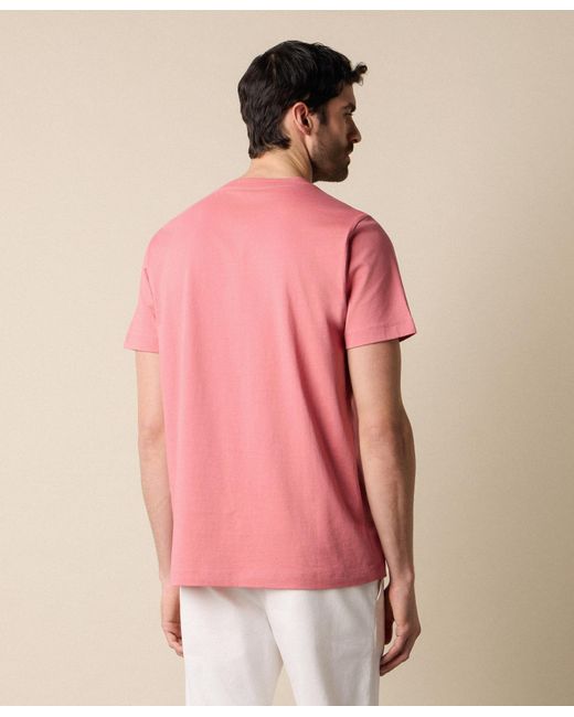 Brooks Brothers Pink Cotton Pocket T-Shirt for men