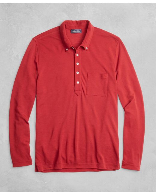 brooks brothers long sleeve polo shirts