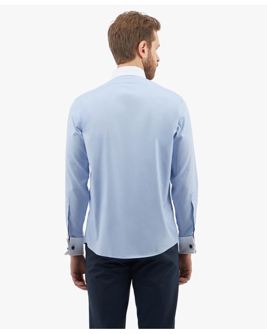 Brooks Brothers White Light Regular Fit Non-Iron Stretch Supima Cotton Pinpoint Oxford Cloth Dress Shirt With Ainsley Collar for men