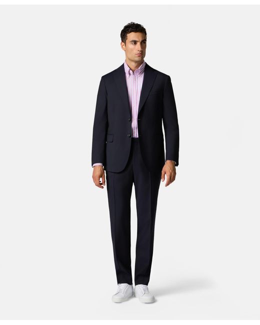 Brooks Brothers Pink Regular Fit Striped Poplin Button Down Shirt for men