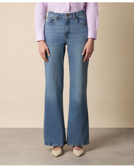 Brooks Brothers Blue Flared Denim Pants