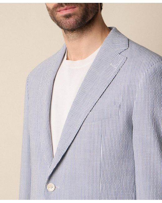 Brooks Brothers Blue Seersucker Blazer for men