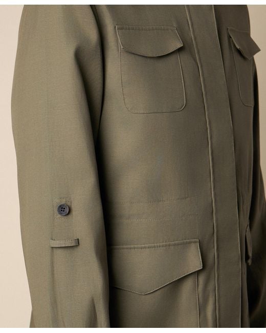 Brooks Brothers Green Safari Jacket