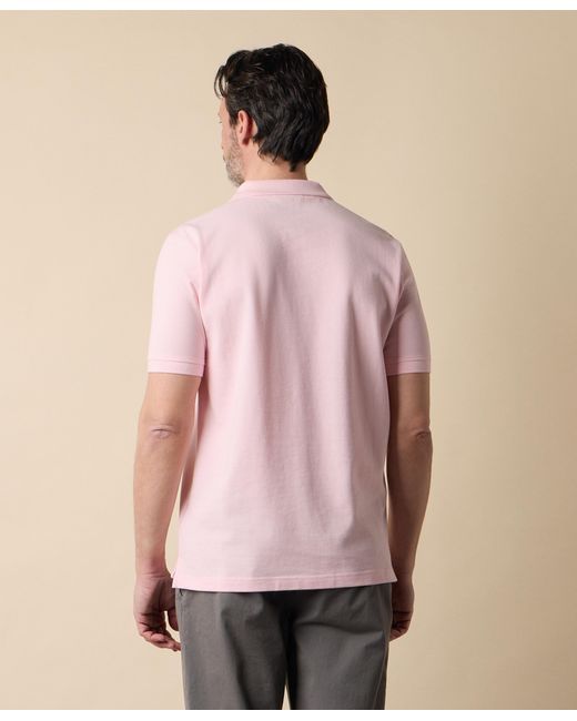 Brooks Brothers Pink Cotton Piqué Polo for men