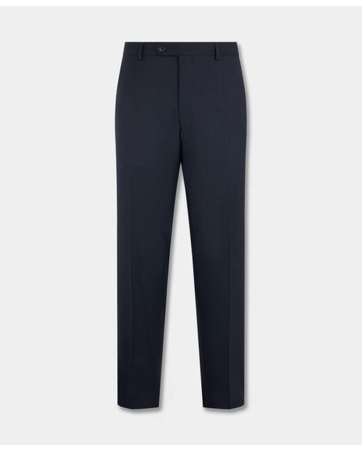 Brooks Brothers Blue Travel Twill Trousers for men