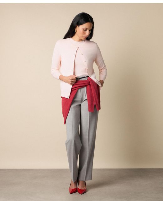 Brooks Brothers Pink Cotton Knit Top
