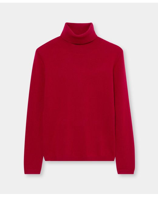 Brooks Brothers Red Cashmere Turtleneck