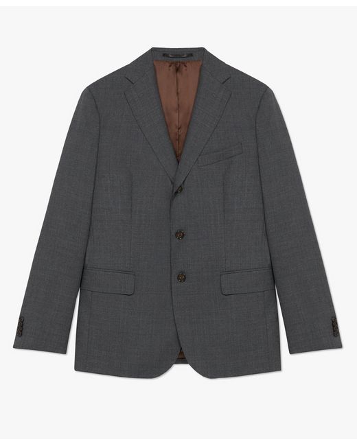 Grey Virgin Wool Suit Brooks Brothers de hombre de color Gray