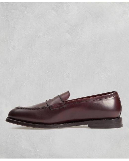 cordovan penny loafers