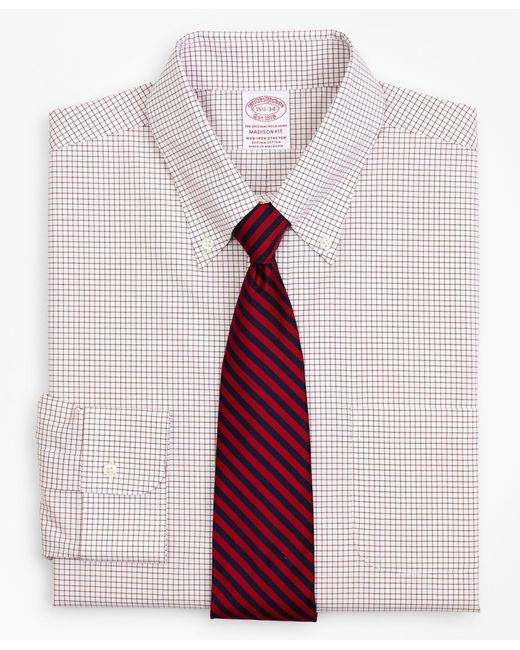 Brooks Brothers Stretch Madison Relaxed-fit Dress Shirt, Non-iron ...