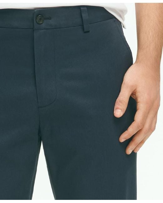 Brooks Brothers Chinohose Aus Stretch-baumwolle In Marineblau in Blue für Herren