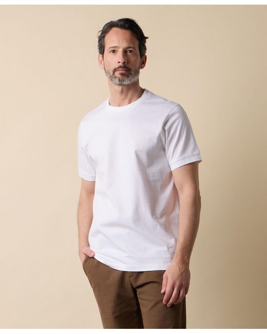 Brooks Brothers White Cotton T-Shirt for men