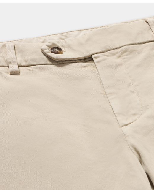 Regular Fit Soft Twill Kirman Chino di Brooks Brothers in Natural da Uomo