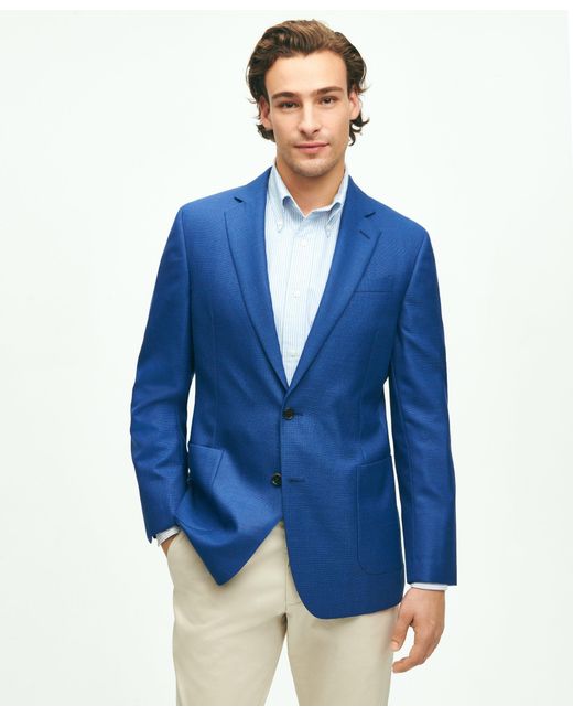 Brooks Brothers Regent Regular-fit Wool Hopsack Sport Coat in Blue for ...