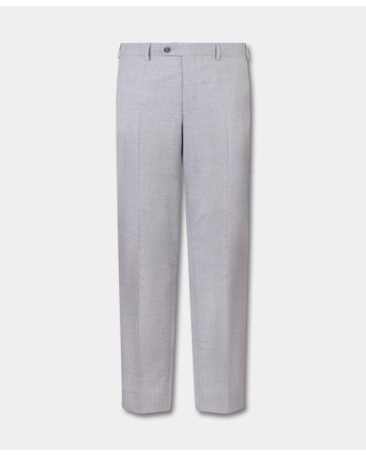 Brooks Brothers White Double Breasted Weave Virgin Wool Suit for men