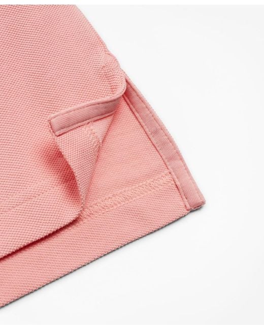 brooks brothers pink polo