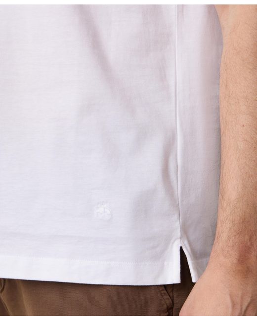 Brooks Brothers White Cotton T-Shirt for men