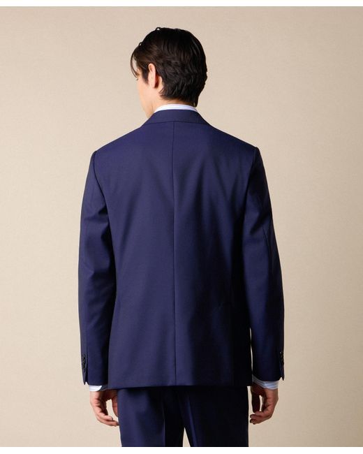 Brooks Brothers Blue Virgin Wool Blazer for men