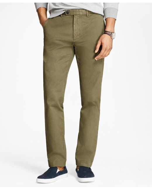 fleece chinos