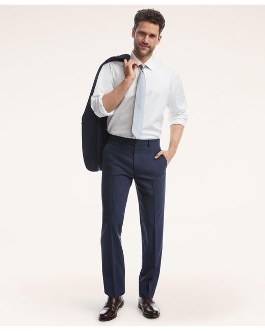 Brooks Brothers Explorer Collection Regent Fit Pinstripe Suit Pants in